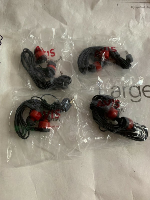 American Airlines Earbuds Earphones In Ear Corded AVIS Jack VARIOUS STYLES
