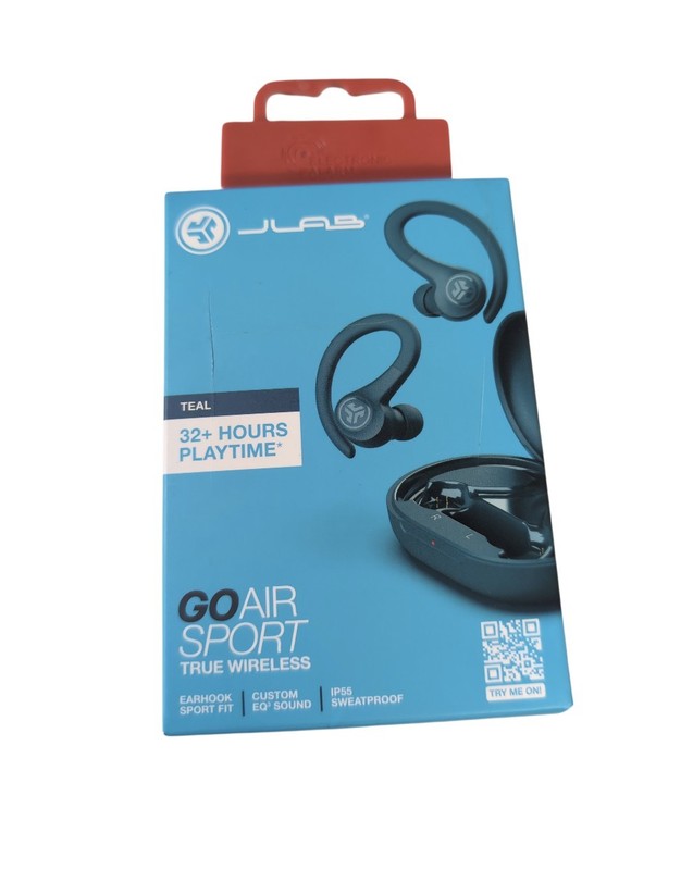 JLab GO Sport+ True Wireless Earbuds Gym & Work Out – Bluetooth 35+ hours – Teal