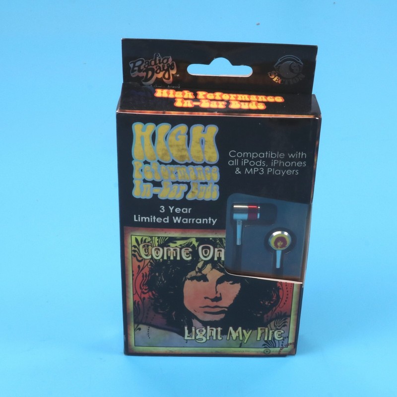COME ON LIGHT MY FIRE In-Ear Buds Headphones for iPod iPhone MP4 MP3 Player