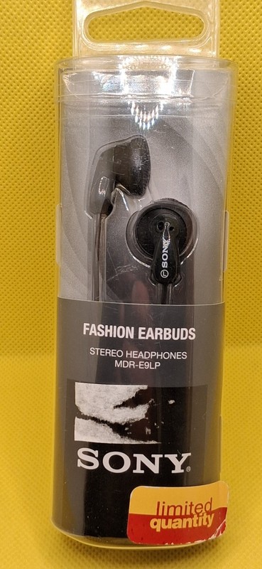 Sony MDR-E9LP In-Ear Only Headphones – Black
