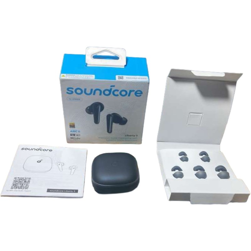Soundcore Liberty 5 Anker ANC Earbuds Dolby 6‑Mic AI Clear Calls Black - OpenBox gallery