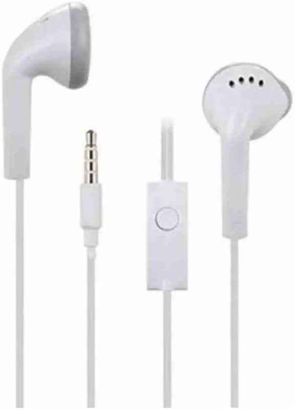 Original wired 3.5mm jack compatible Bass headphone. White