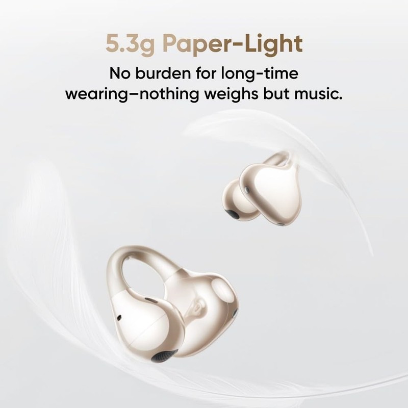 realme Buds Clip Open Ear Wireless Earbuds with 11mm Dual Magnet Drivers, 3D Spa gallery