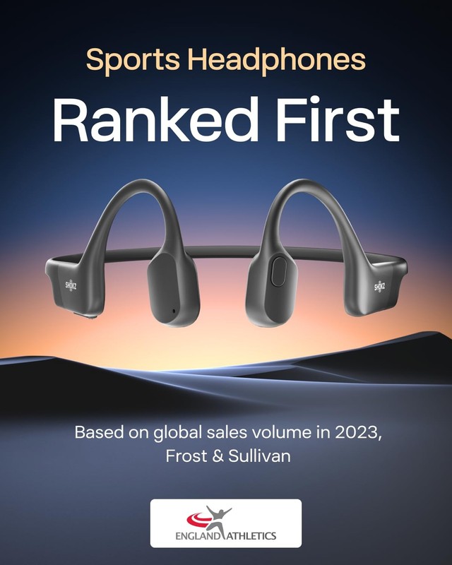 SHOKZ OpenRun Mini-Bone Conduction Headphones,Open-Ear Bluetooth Wireless Spo... gallery