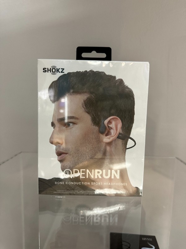 Shokz OpenRun Wireless Bone Conduction Headphones – Black (S803BK)
