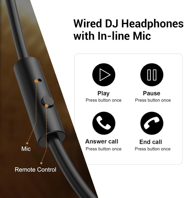 Circumaural Headsets with Noise Isolation and Adjustable Headband for Comfort gallery