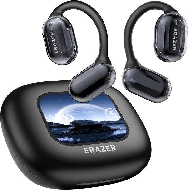 ERAZER Wireless Earbud XP2, Real Time Language Translator Over the Ear- White gallery