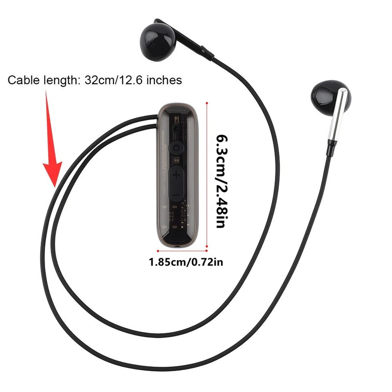 48dB Personal Sound Amplifier Bluetooth 5.4 8 Levels 20H Clip On Elderly FT-10 gallery