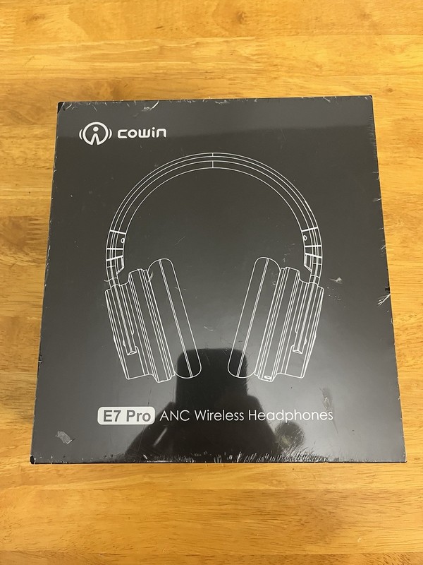 COWIN E7 PRO – Active Noise Cancelling Bluetooth Headphones – Black B5