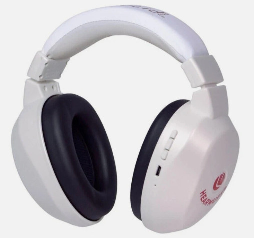 Lucid Audio Bluetooth Wireless Hearmuffs for Kids (5-10) WHITE