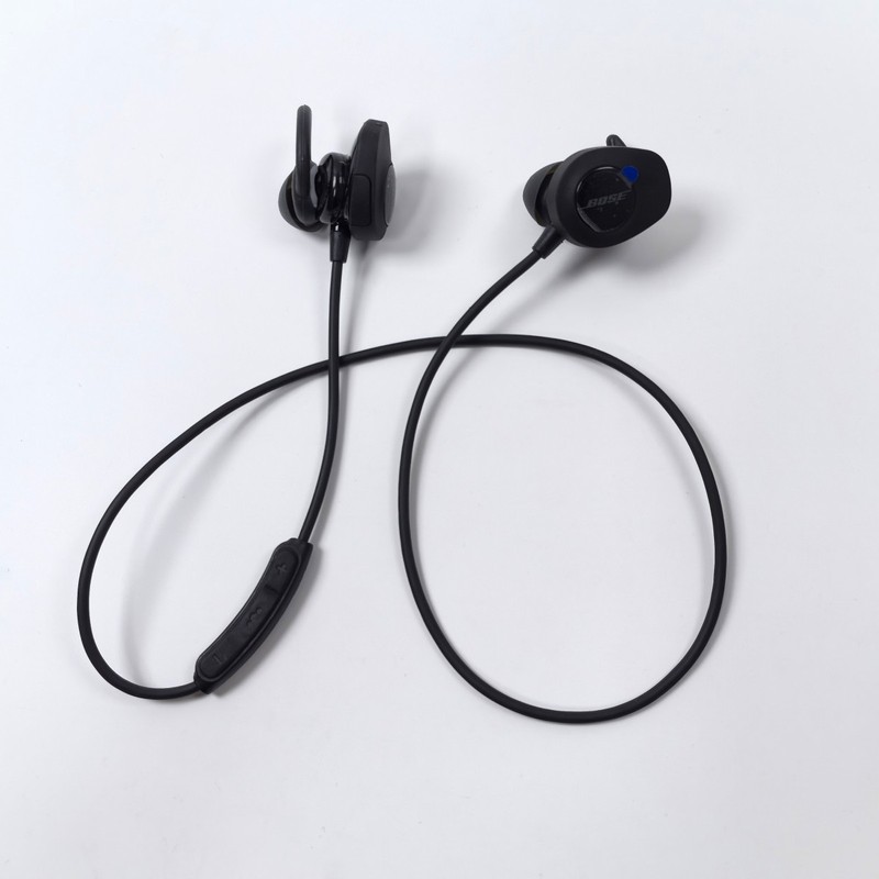 Bose SoundSport In-Ear Headphones Wireless Bluetooth Neckband Earbuds Black gallery