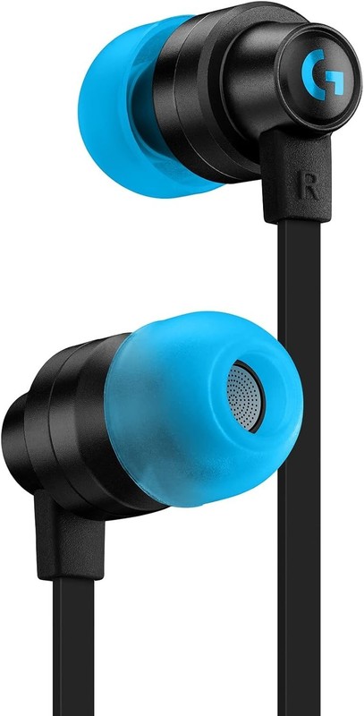 Logitech G333 Gaming Earphones Dual Driver Wired Earbuds Mic USB-C and 3.5mm
