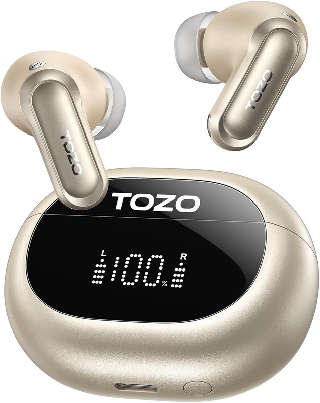 TOZO NC20 ANC Wireless Earbuds Hi-Res LDAC 80H Playtime