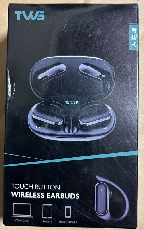 Tws A520 Touch Button Wireless Bluetooth Earbuds Black Built-In Mic