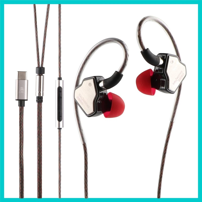 Salnotes Zero HiFi 10mm Dynamic Driver In-Ear Earphones with Detachable Cable