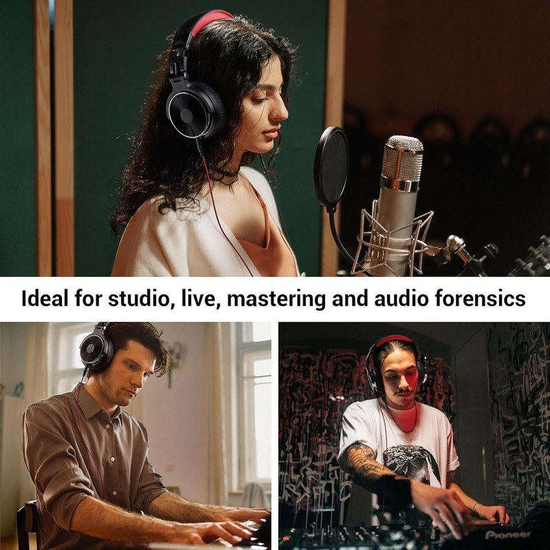 Circumaural Headsets with Noise Isolation and Adjustable Headband for Comfort gallery