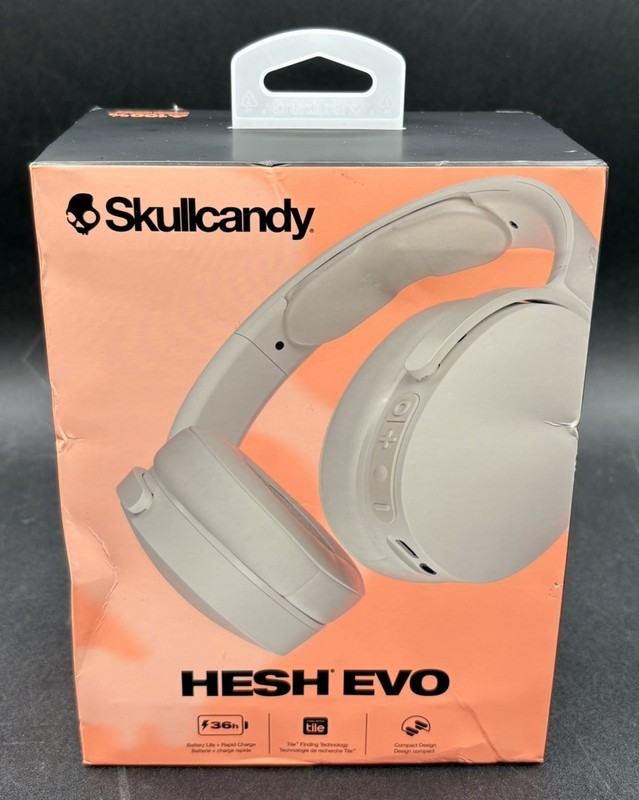 NEW SKULL CANDY HEADPHONES HESH EVO – WHITE – S6HVM-S951 (MVP038494)