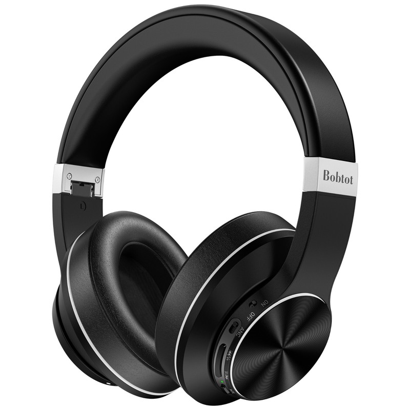 Foldable Wireless Bluetooth Headphones Over Ear Sports Headset w/Mic