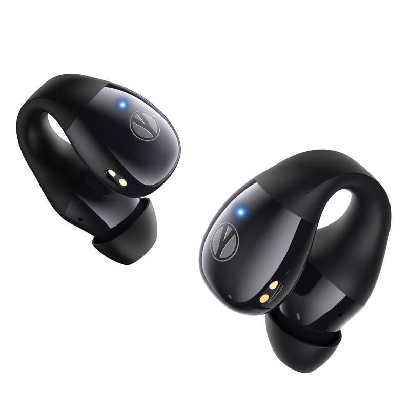 Open Ear Earbuds, Clip On Earbuds Wireless with 44H Playtime & Charging Case, Bl