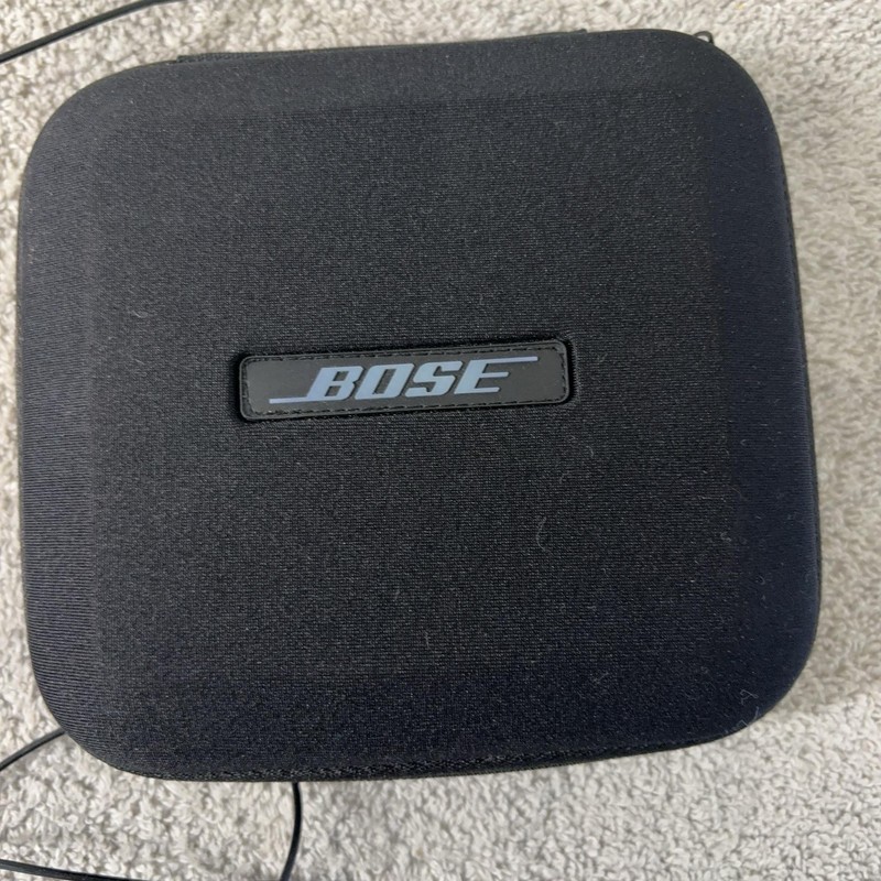 Bose On-Ear Headphones Black Silver 3.5mm Wired Foldable w/ Case Cable Tested gallery