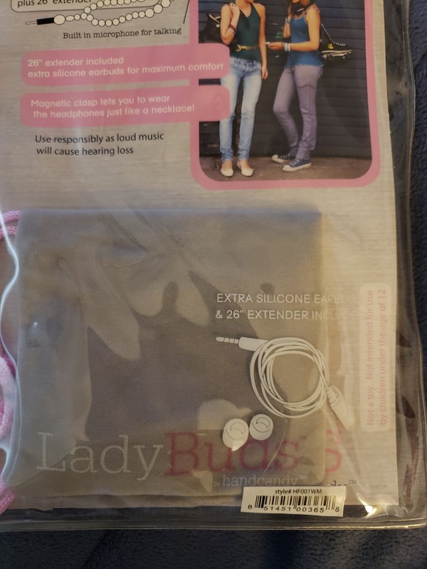 HANDCANDY - Ibiza Lady Buds Earbud Headphones - White/Pink/Blue/Purple gallery