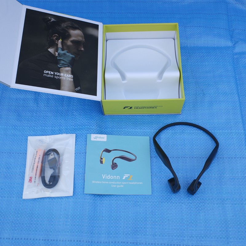 Vidonn F1 Bone Conduction Wireless Bluetooth Headphones With Mic