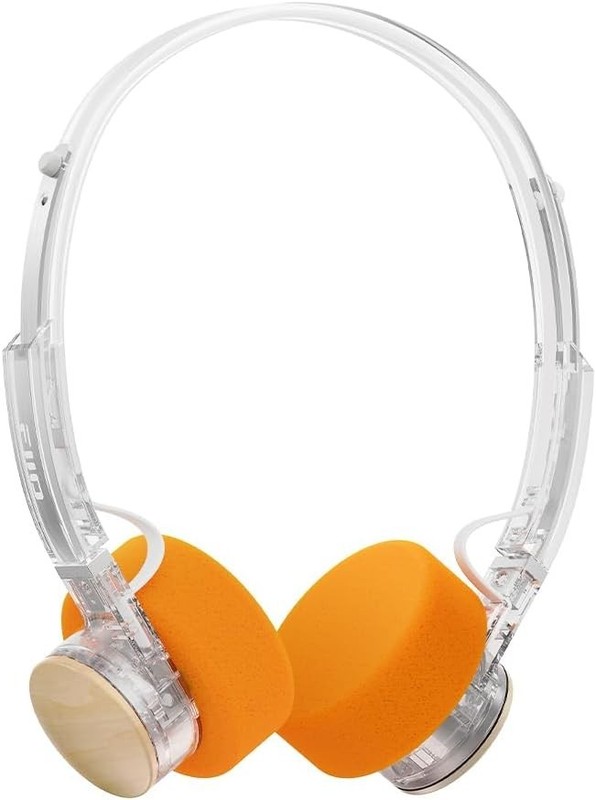 FiiO EH11 Lightweight Over-Ear Bluetooth Headphones, Dual Device (Transparent)