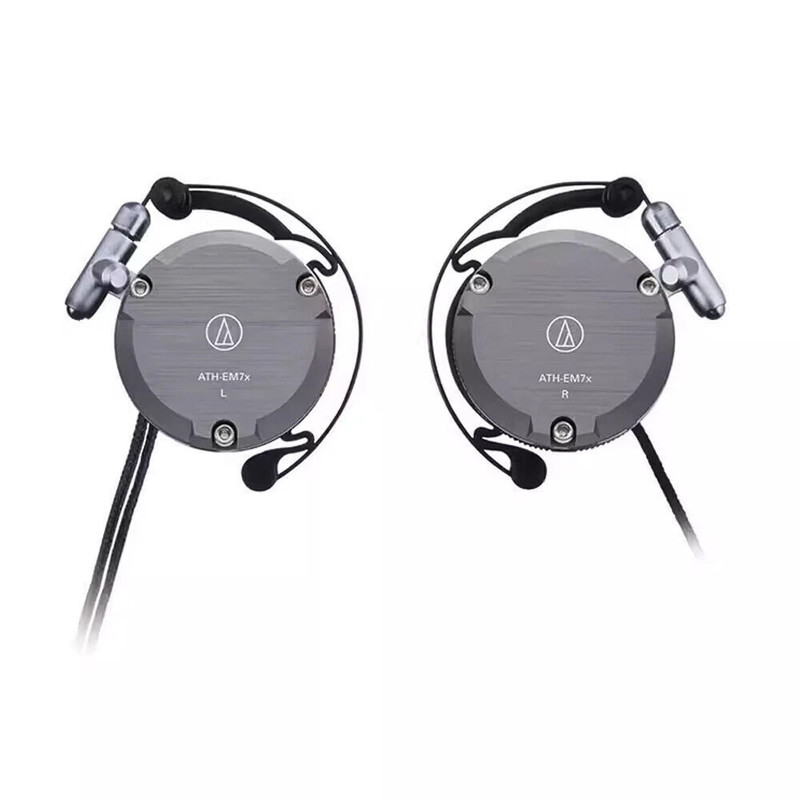 Audio-Technica ATH-EM7X Clip-On Headphones Adjustable Aluminum HIFI Clear Sound