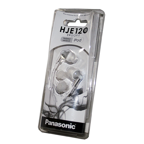 Panasonic RP-HJE120-S / RPHJE120S In-Ear Earbud Headphones, Silver gallery