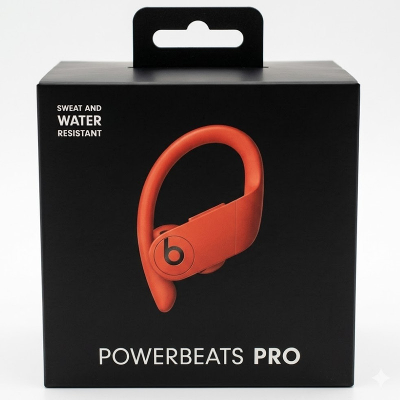 Beats Powerbeats Pro Wireless Earphones Lava Red Bluetooth by Dr. Dre New