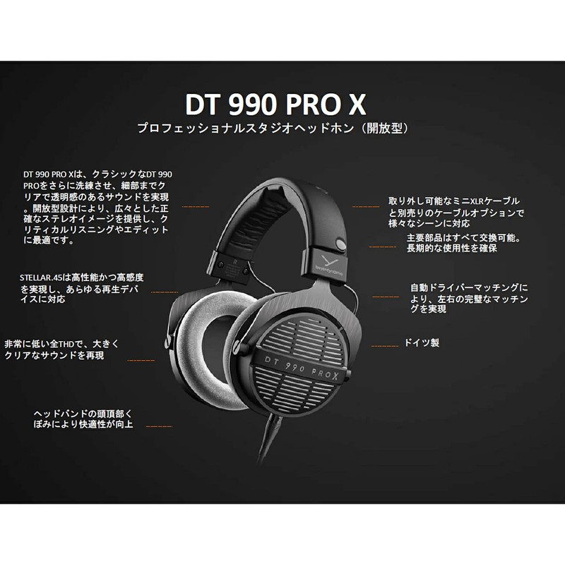 Beyerdynamic DT 990 PRO X 48 Ω Open-Back Studio Headphones gallery