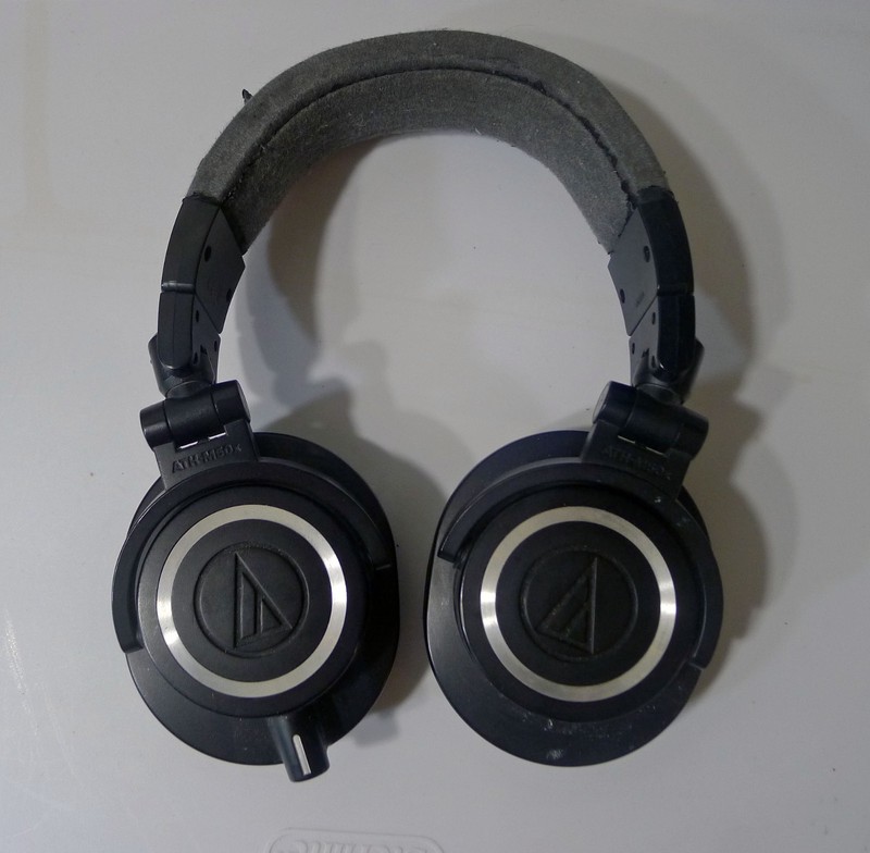 Audio Technica ATH M50X Headphones, Closed Back – HEADPHONES ONLY – TESTED