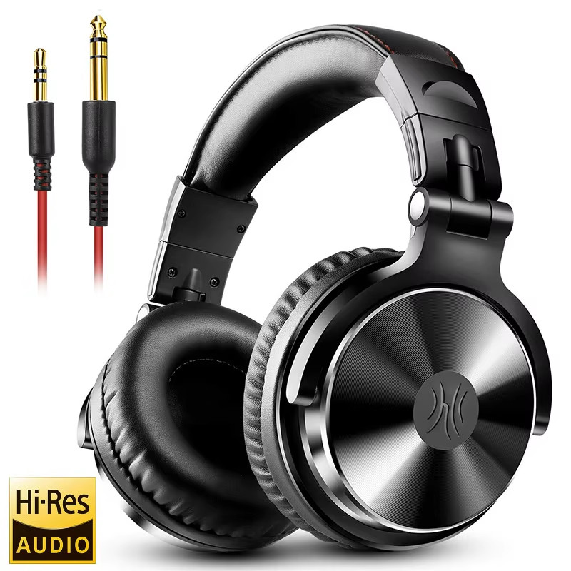 Oneodio Pro Studio Headphones Hi-Res Audio 50mm DJ Monitor Headset 3.5/6.35mm