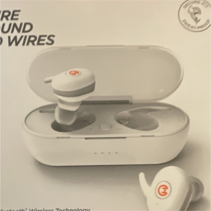 HyperGear Pure Sound No Wires True Wireless Bluetooth Earbuds White