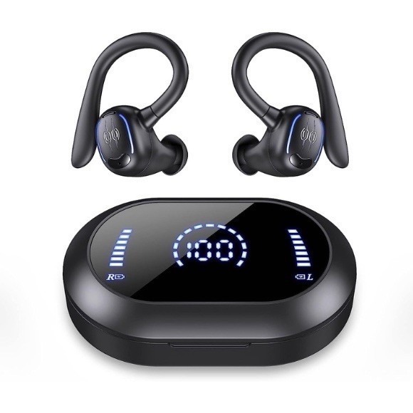 Wireless Earbuds Bluetooth Headphones 50Hrs Playback IPX7 Waterproof Sports