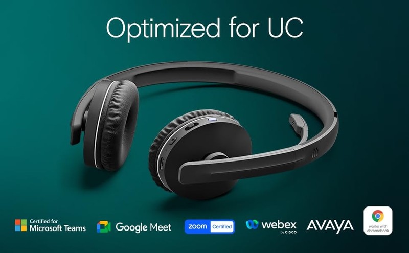 Jabra Adapt 261 Dual-Sided Wireless Headset – Bluetooth/USB-C, Teams Certified gallery