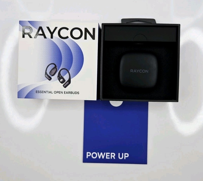 Raycon Essential True Wireless Open Ear Bluetooth 6.0 Earbuds Black NIOB RBO715 gallery