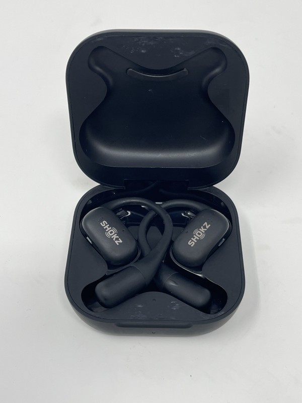 Shokz OpenFit Open-Ear Bluetooth True Wireless Earbuds – Black