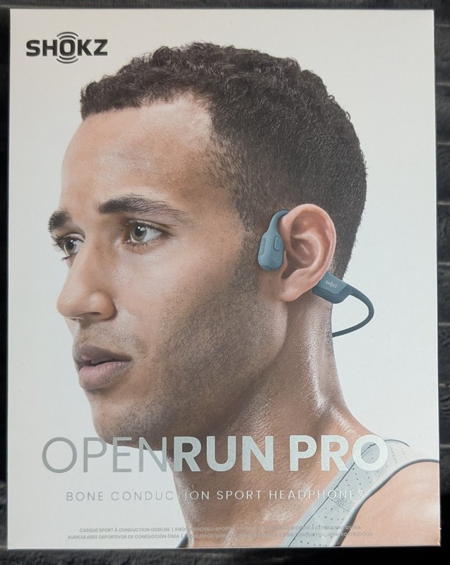 Shokz OpenRun Pro Bone Conduction Open-Ear Sport Headphones blue