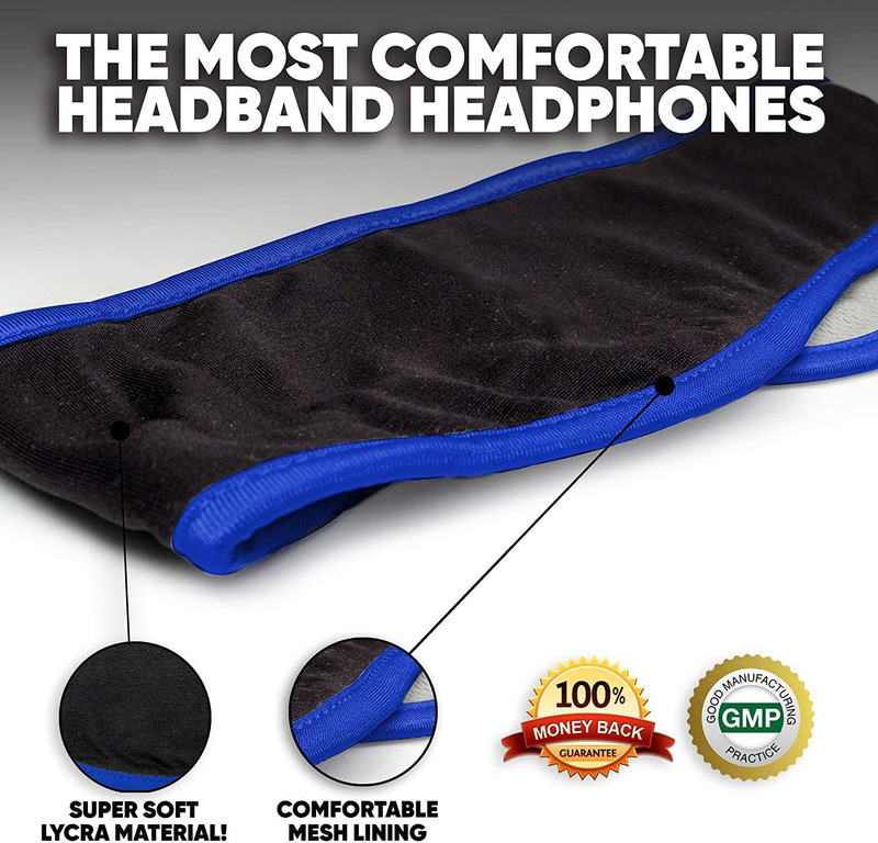 CozyPhones Sleep Headphones - Over Ear from Ultra One-Size, Blue gallery