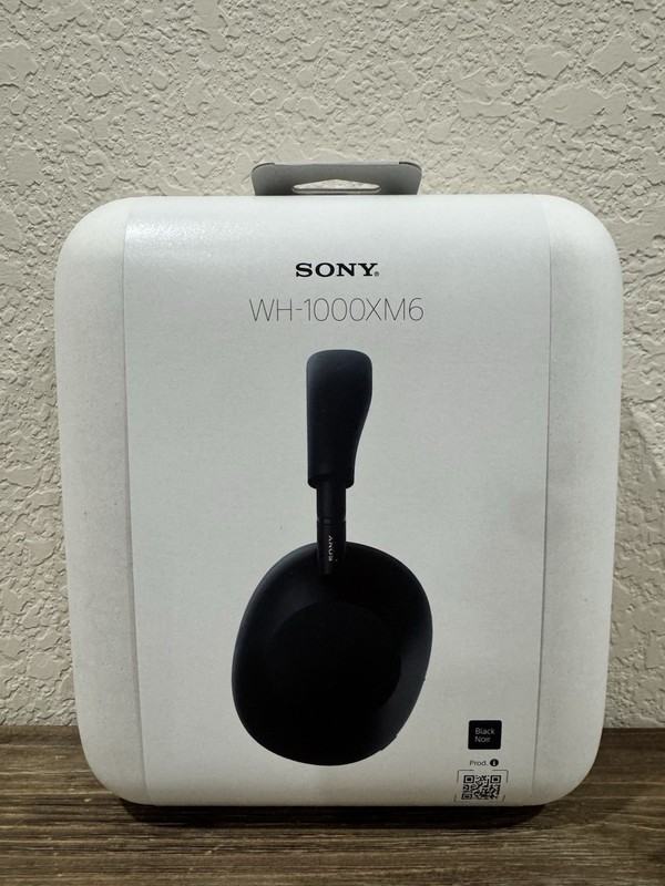 Sony WH-1000XM6 (Black) Noise Cancelling Headphones – Brand New (Sealed)