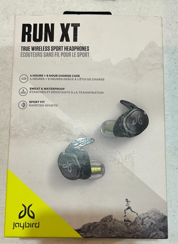Jaybird RUN XT True Wireless In-Ear Headphones – Black/Flash