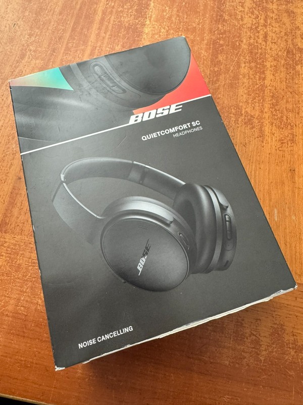 Bose QuietComfort SC Headphones Lightly Used w/ Case/Box Black