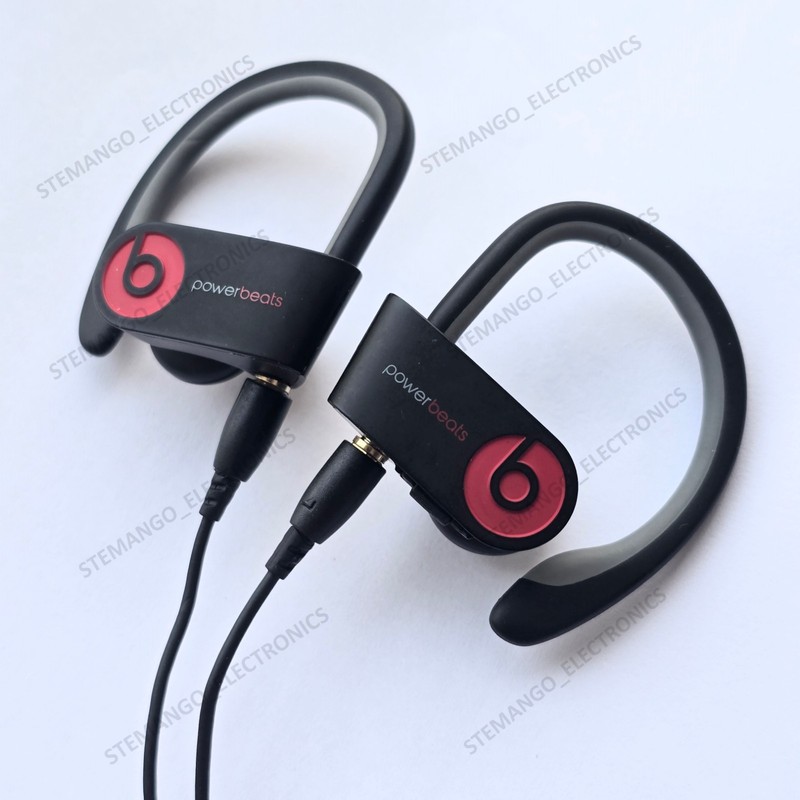 Custom MMCX PowerBeats 2 Modded 3.5 Wired Earbuds – Sennheiser CX 2.00 Mic Cable