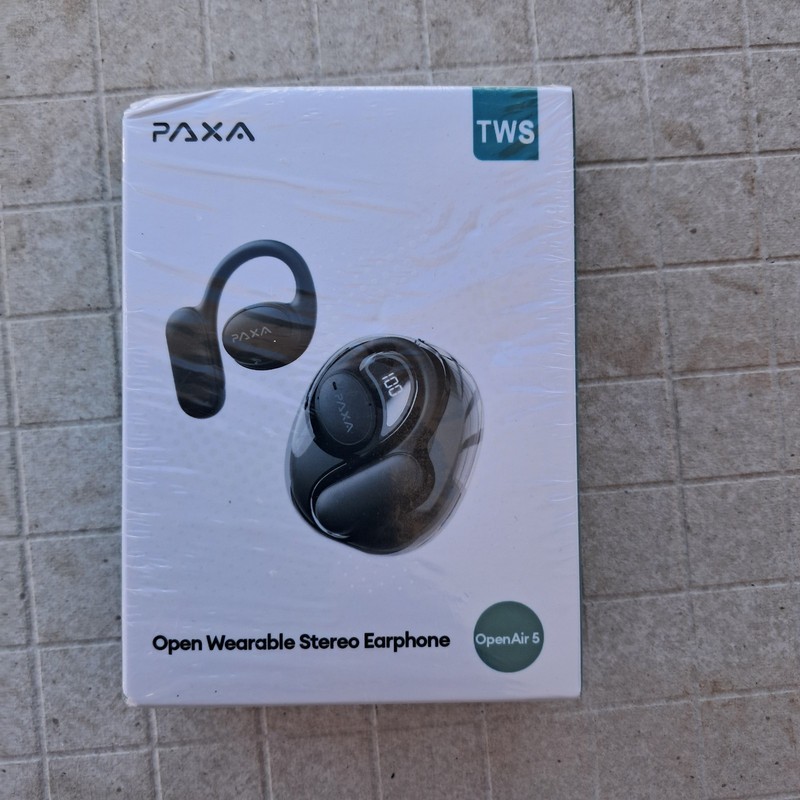 Paxa Open Wearable Earphones OpenAir 5 ~ Traslates 134 Languages Factory Sealed