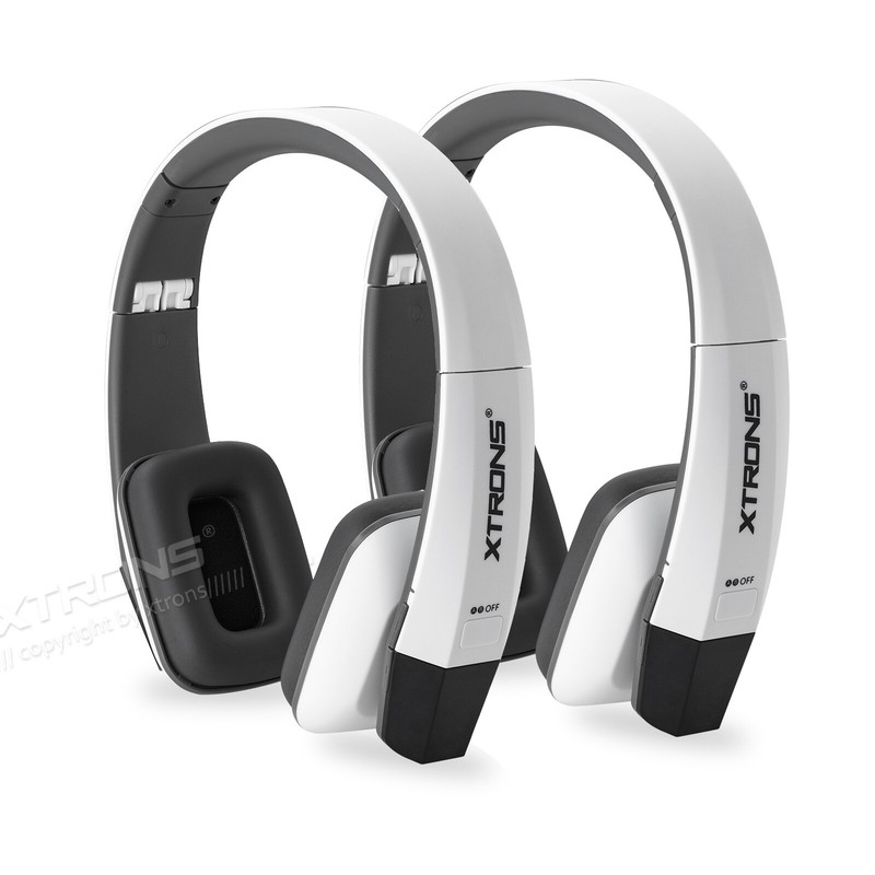 Stereo Wireless infrared Headphones Headset For Car Roof Headrest Audio Monitor