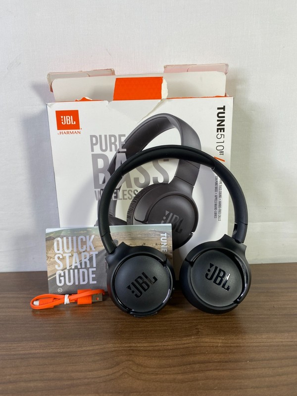 JBL By Harman Tune 510BT Pure Bass Wireless Bluetooth On Ear Headphones