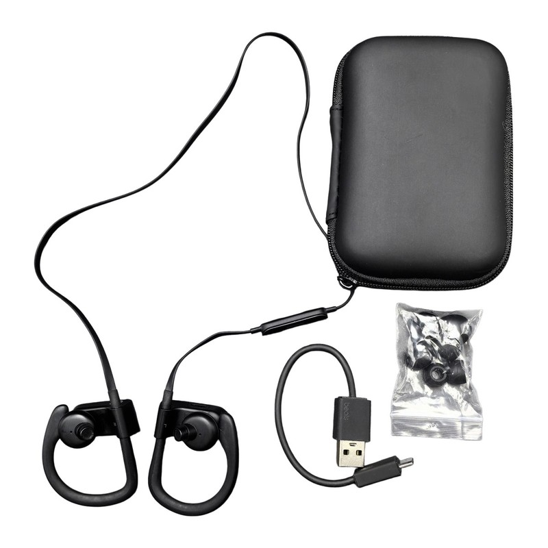 Beats by Dr. Dre Powerbeats3 Wireless Headphones In-Ear Bluetooth Earbuds Black gallery