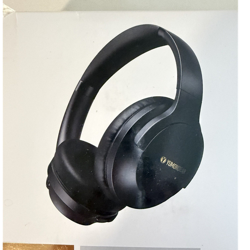 YUMONDEAR Focus 1 Bluetooth Wireless Over-Ear Foldable Headphones Mic Black