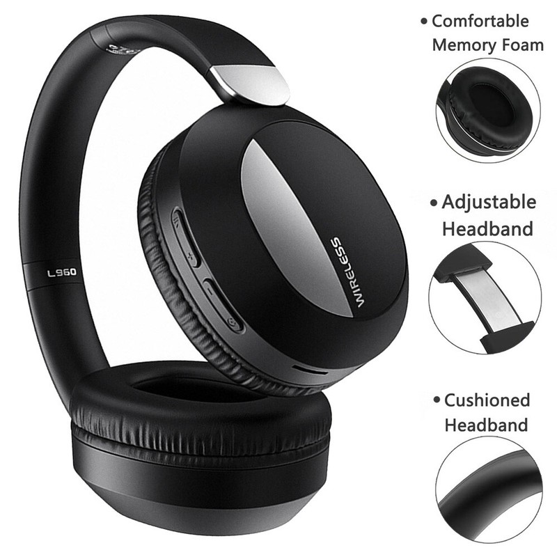 Wireless Bluetooth Headphones Over Ear Stereo Headsets For iPhone Samsung Google